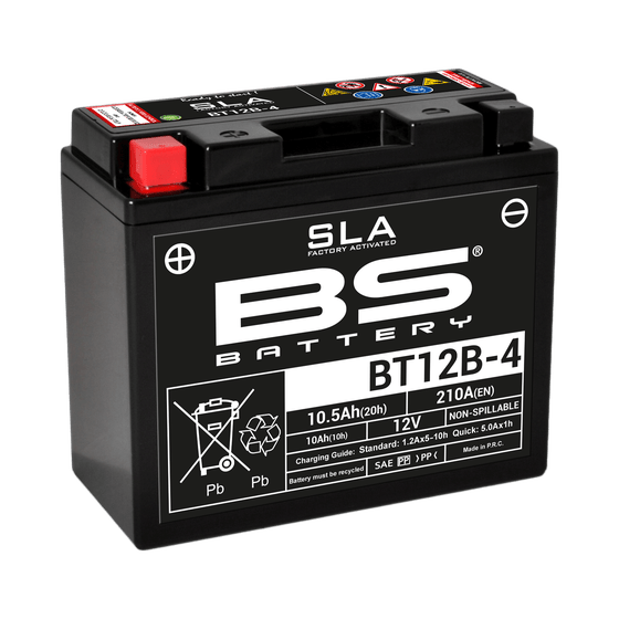 946 ARMANI 150 (2016 - 2016) bt12b-4 sla 12v 210 a battery | BS BATTERY