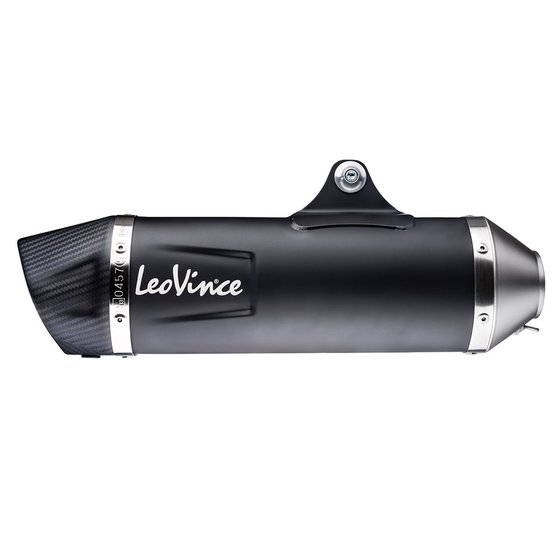 GTS 125 SUPER IGET (2021 - 2021) black slip-on mufflers | LEOVINCE