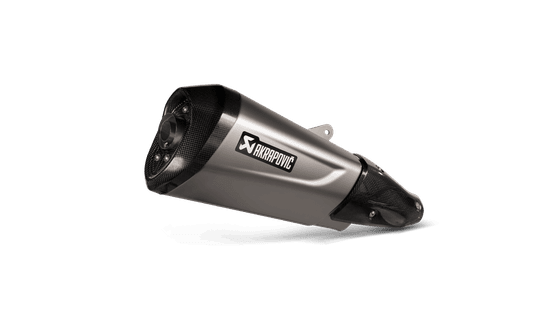 GTS 300 (2021 - 2022) stainless steel slip-on muffler with carbon end cap | AKRAPOVIC