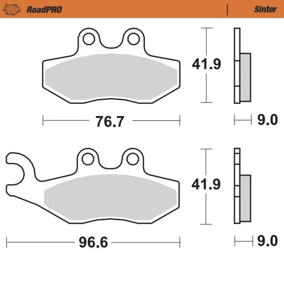 946 125 (2014 - 2017) scooter brake pad | MOTO-MASTER