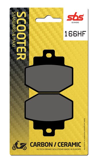 GTS 125 SUPER IGET (2017 - 2017) sbs brakepads ceramic (772hf) | DOPPLER